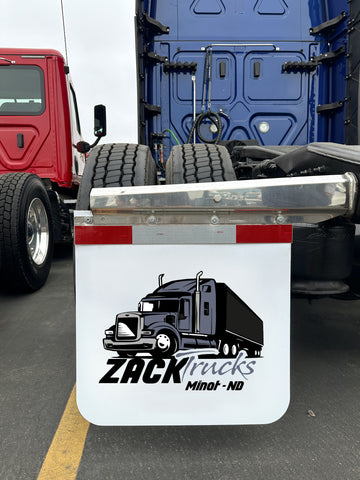 custom logo truck mud flaps