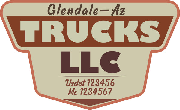  Truck Door Decal with USDOT & MC