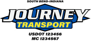  Truck Door Decal with USDOT & MC